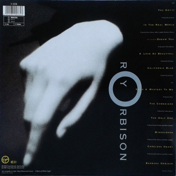 Roy Orbison - Mystery Girl (LP, Album, Whi)