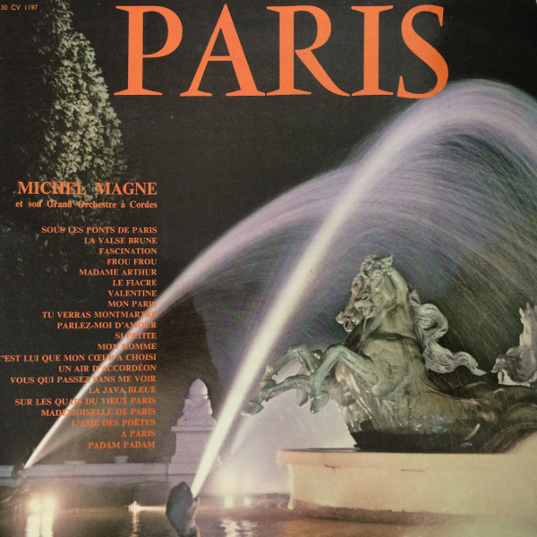 Michel Magne Et Son Grand Orchestre À Cordes* - Paris (LP, Album, RE)