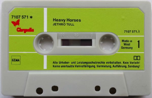 Jethro Tull - Heavy Horses (Cass, Album, Dol)