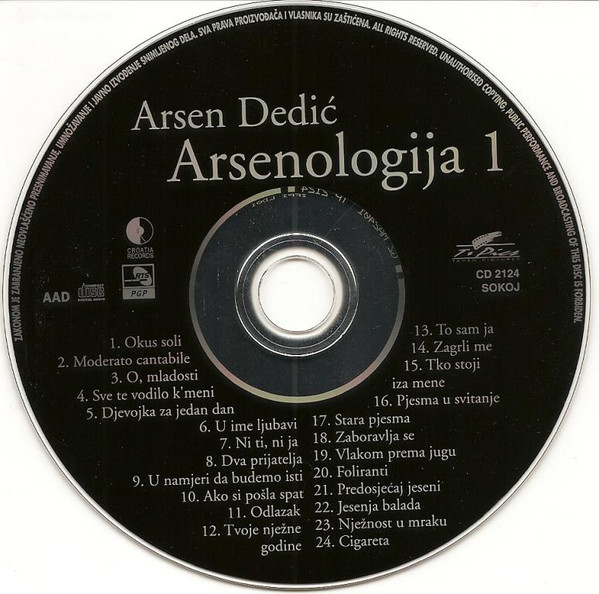 Arsen Dedić - Arsenologija 1 (CD, Comp)