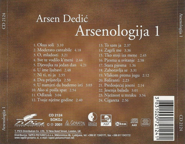 Arsen Dedić - Arsenologija 1 (CD, Comp)