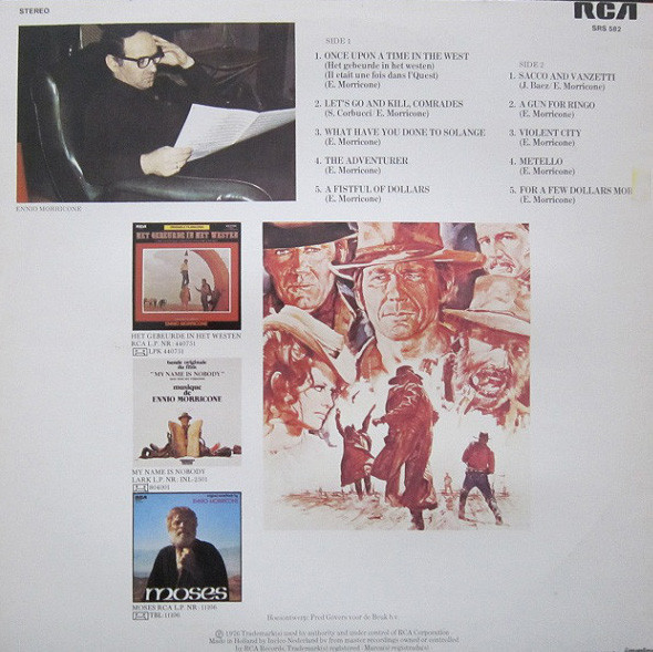 Ennio Morricone - A Portrait In Music (LP, Comp)