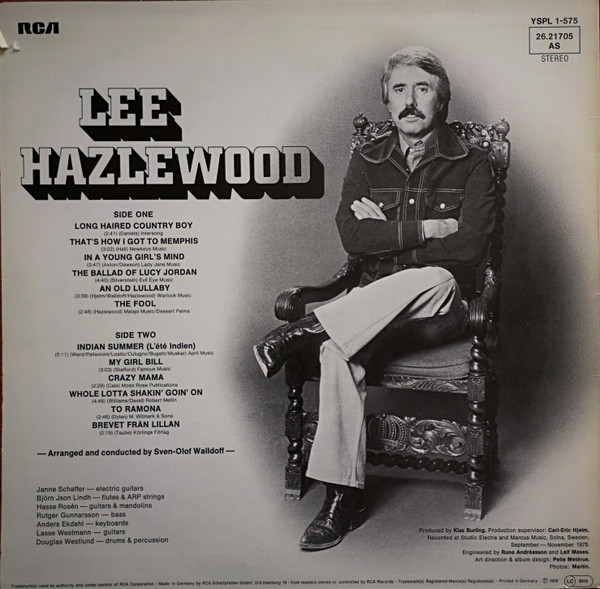 Lee Hazlewood - 20th Century Lee (LP, Album)