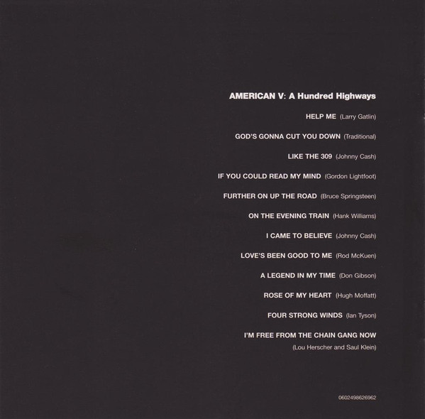 Johnny Cash - American V: A Hundred Highways (CD, Album)