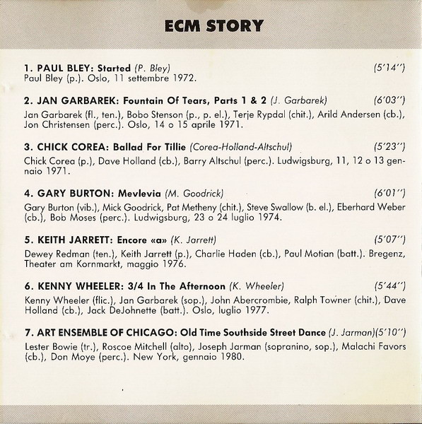 Various - ECM Story (CD, Comp)