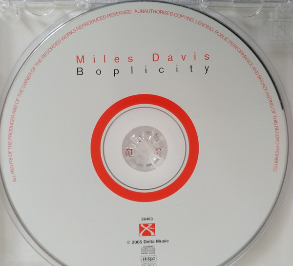 Miles Davis - Boplicity (CD, Comp)