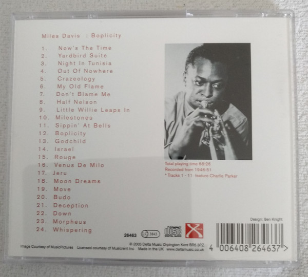 Miles Davis - Boplicity (CD, Comp)