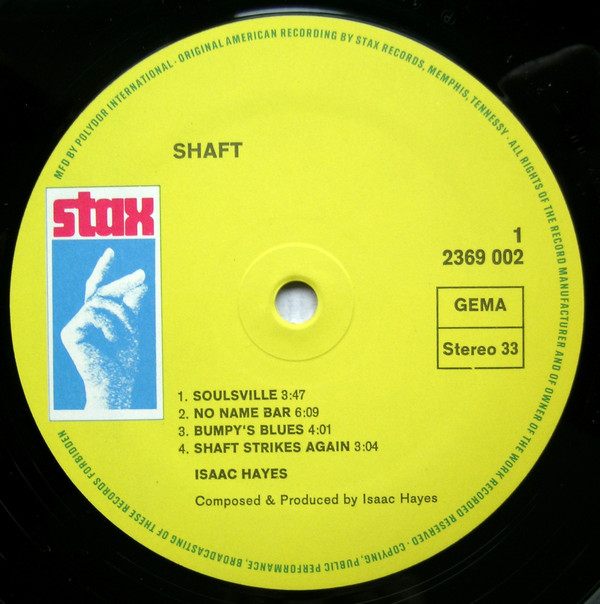 Isaac Hayes - Shaft (2xLP, Album, RP, Gat)