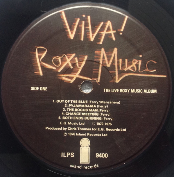 Roxy Music - Viva! Roxy Music (The Live Roxy Music Album) (LP, Album, Gat)