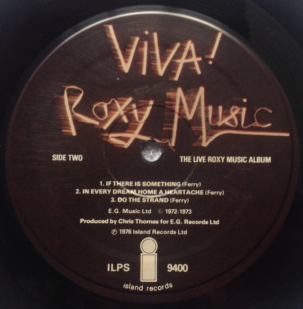 Roxy Music - Viva! Roxy Music (The Live Roxy Music Album) (LP, Album, Gat)