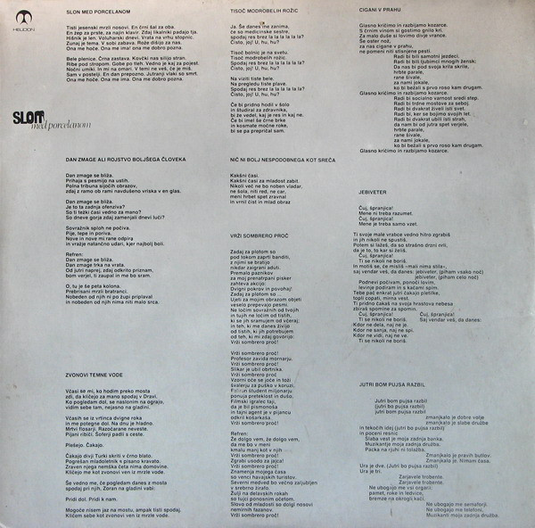 Lačni Franz - Slon Med Porcelanom (LP, Album)