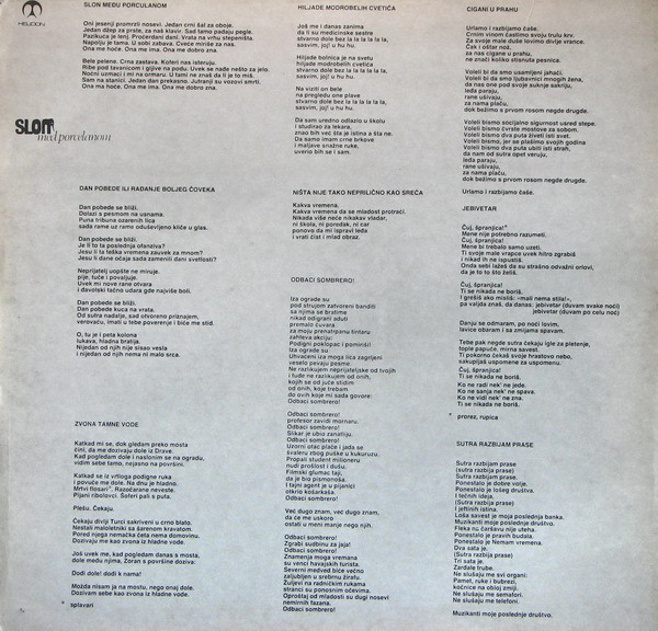 Lačni Franz - Slon Med Porcelanom (LP, Album)