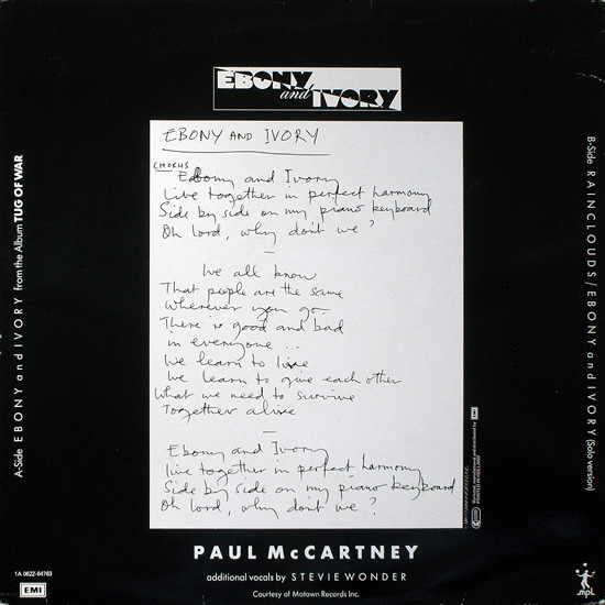 Paul McCartney - Ebony And Ivory (12