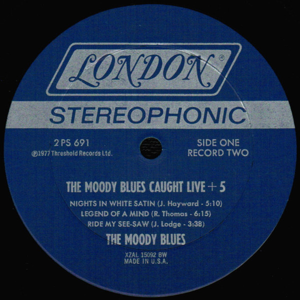 The Moody Blues - Caught Live +5 (2xLP, Album, Bes)