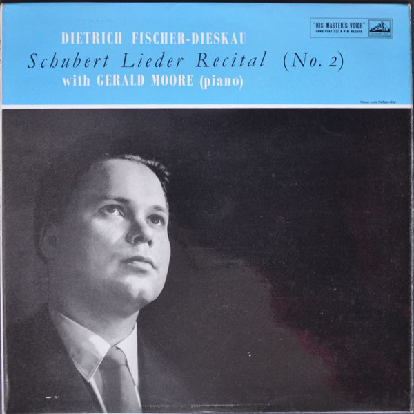 Schubert*, Dietrich Fischer-Dieskau, Gerald Moore - Schubert Lieder Recital (No. 2) (LP, Mono)