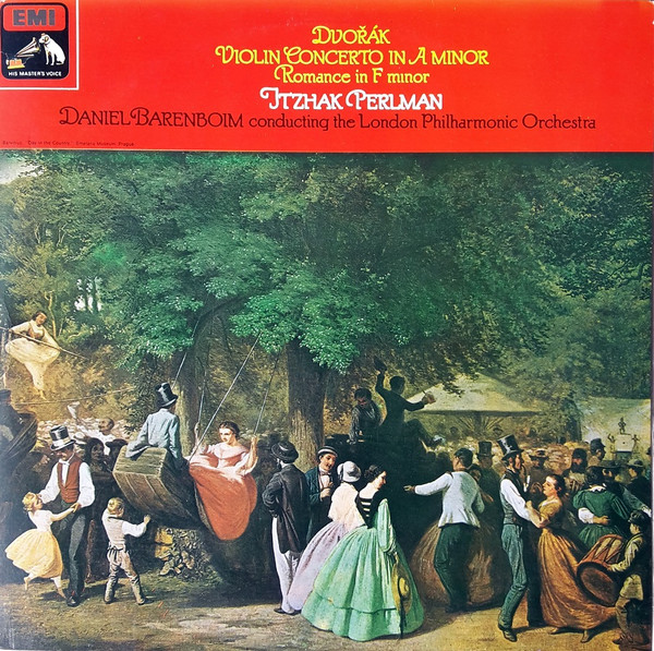 Dvorak* - The London Philharmonic Orchestra - Itzhak Perlman - Daniel Barenboim - Concerto & Romance (LP, Album)