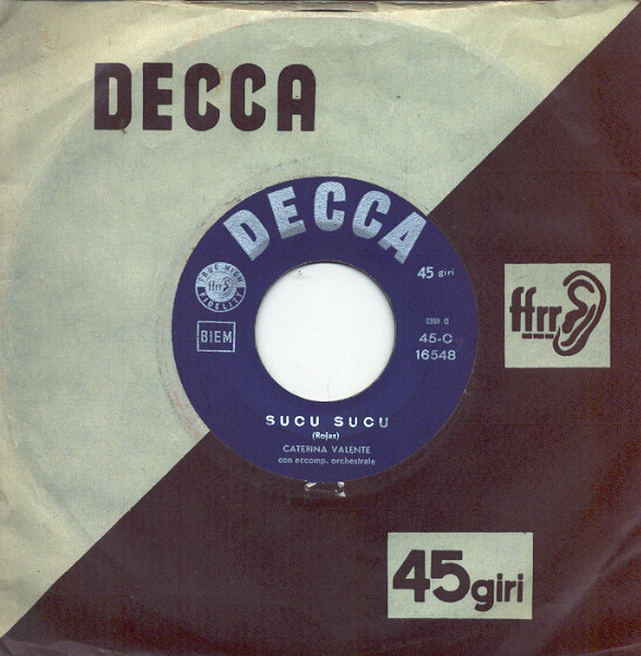 Caterina Valente - Sucu Sucu / Io Credo (7