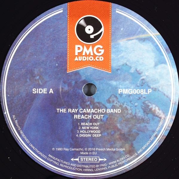 The Ray Camacho Band - Reach Out! (LP, Album, RE)