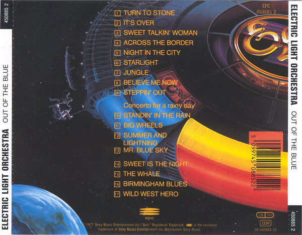 Electric Light Orchestra - Out Of The Blue (CD, Album, RE)
