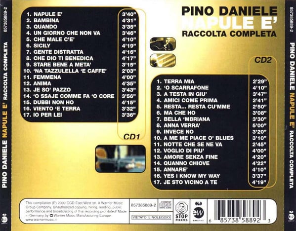 Pino Daniele - Napule E' - Raccolta Completa (2xCD, Comp)