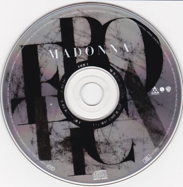 Madonna - Erotica (CD, Album)