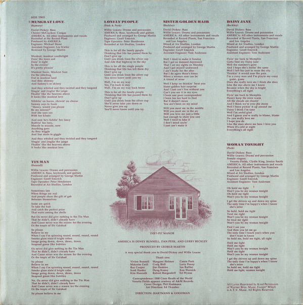 America (2) - History (America's Greatest Hits) (LP, Comp)