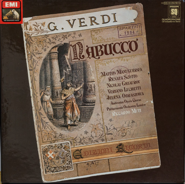 Giuseppe Verdi, Riccardo Muti - Nabucco (3xLP, Quad + Box)