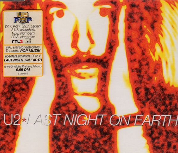 U2 - Last Night On Earth (CD, Single)