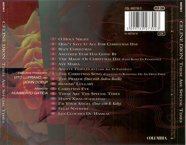Celine Dion* - These Are Special Times (CD, Album)