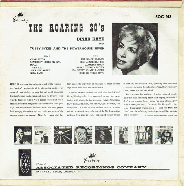 Dinah Kaye With Tubby Sykes And The Power-House 7* - The Roaring 20's (LP)