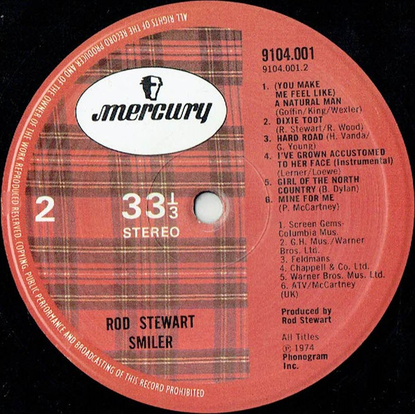 Rod Stewart - Smiler (LP, Album, Gat)