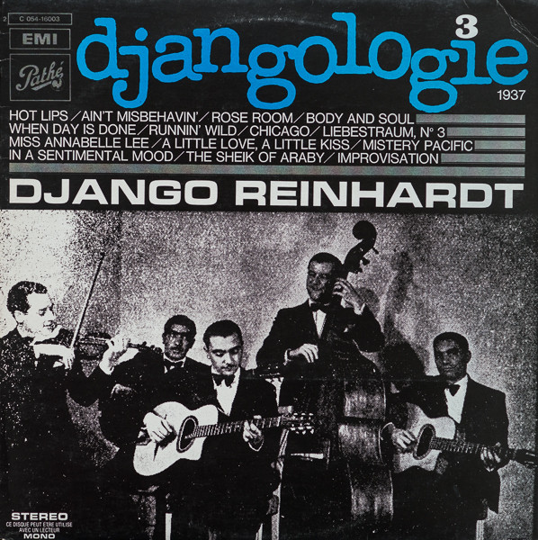 Django Reinhardt - Djangologie 3 (1937) (LP, Comp, RE, Ⓣ)