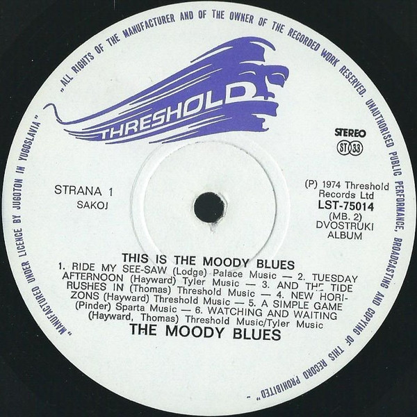 The Moody Blues - This Is The Moody Blues (2xLP, Comp, Gat)