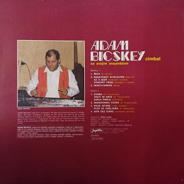Adam Bicskey - Cimbal (LP, Album)
