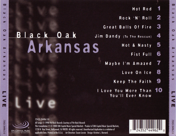 Black Oak Arkansas - Live (CD)