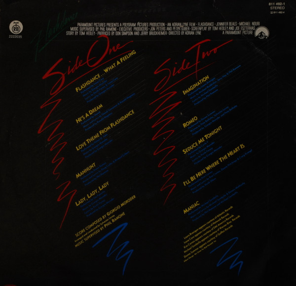 Various - Flashdance (Original Soundtrack From The Motion Picture) (LP, Album)