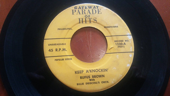 Rufus Brown (4), Johnnie Desert - Keep A Knockin' / Silhouettes (7