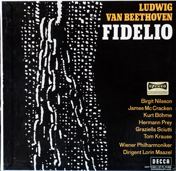 Ludwig van Beethoven, Birgit Nilsson, James McCracken, Kurt Böhme, Hermann Prey, Graziella Sciutti, Tom Krause, Wiener Philharmoniker, Lorin Maazel - Fidelio (2xLP + Box)