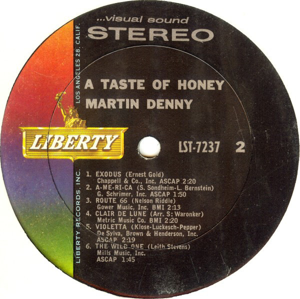 Martin Denny - A Taste Of Honey (LP, Album)