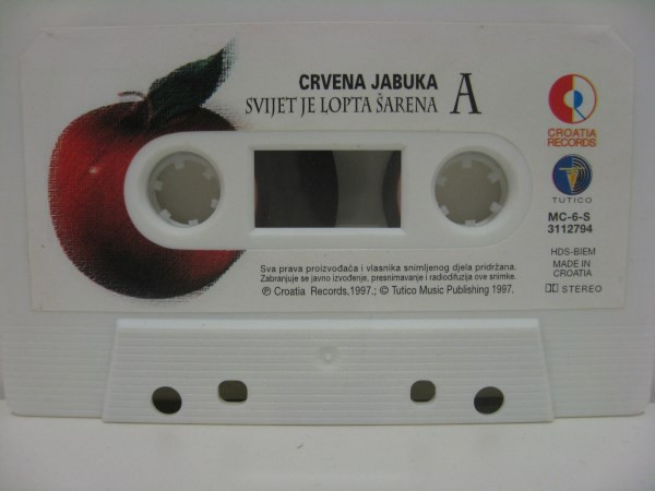 Crvena Jabuka - Svijet Je Lopta Šarena (Cass, Album)