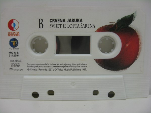 Crvena Jabuka - Svijet Je Lopta Šarena (Cass, Album)