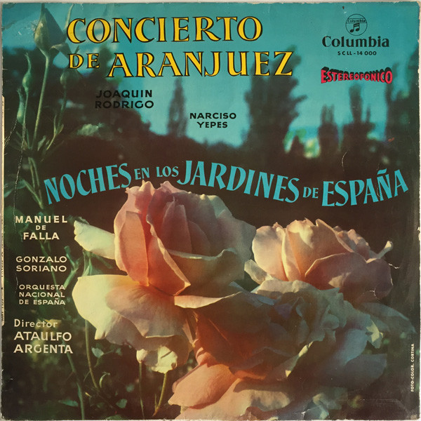 Falla*, Gonzalo Soriano, Joaquin Rodrigo*, Narciso Yepes, Orquesta Nacional De España Director Ataulfo Argenta* - Concierto De Aranjuez / Noches En Los Jardines De España (LP)